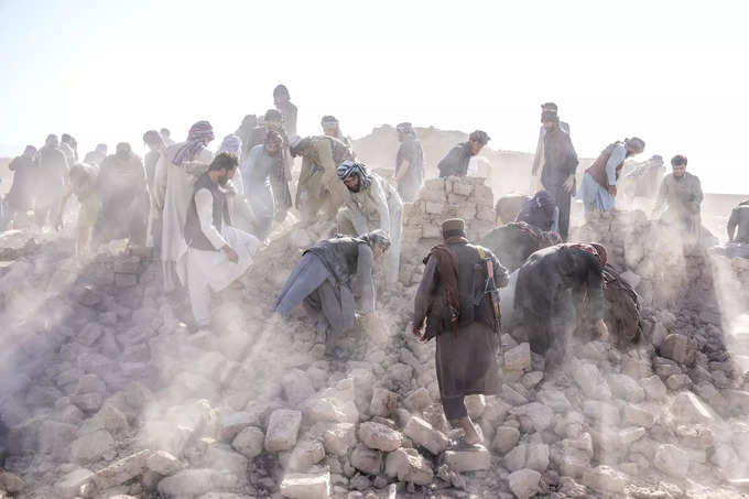 7 - Death toll from earthquake in Afghanistan..