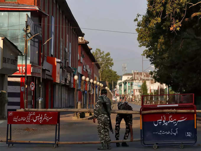 ​२०१८ पासून  जम्मू- काश्मीरमध्ये राष्ट्रपती राजवट
