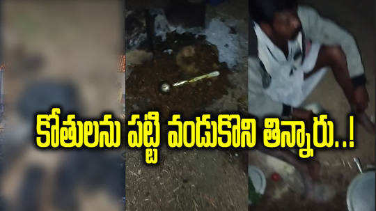 people ate monkeys meat in nirmal district