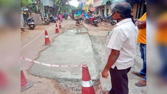 சென்னையில் நடக்கும் பேட்ச் வொர்க்! சேதமான சாலைகள் சீர் செய்யப்பட்டு வருகிறது-மாநகராட்சி!