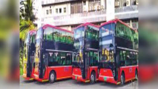 नववर्षी डबलडेकरची भेट, प्रवाशांचा प्रवास गारेगार होणार, १० इलेक्ट्रिक बस नवी मुंबई परिवहनच्या ताफ्यात