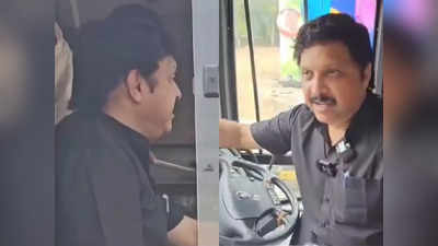 Ganesh Kumar Drives Bus: പ്ലെയിൻ ഓടിച്ചയാളാ, ട്രെയിനും കൂടേ ഇനി ഓടിക്കാനുള്ളൂ; സ്കാനിയ ബസ് ഓടിച്ച് ഗണേഷ് കുമാറിൻ്റെ ട്രയൽ റൺ