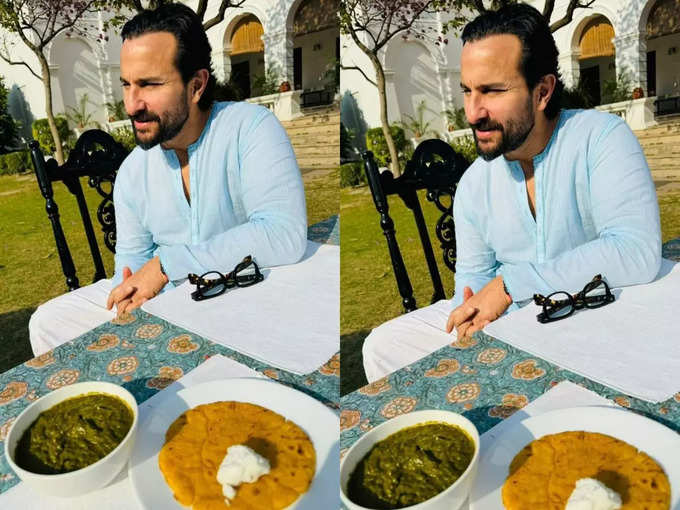 saif sarson ka saag makke ki roti