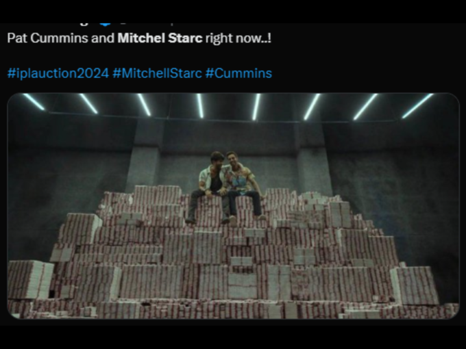 Pat Cummins, Mitchell Starc: ரூ.20 கோடி ஐபில் ஏலம் மீம்ஸ்!