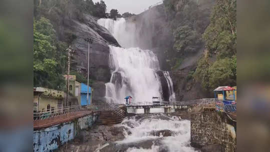 குற்றால அருவிகளில் மூன்றாவது நாளாக வெள்ளப்பெருக்கு! மெயின் அருவியில் கடும் சேதம்!