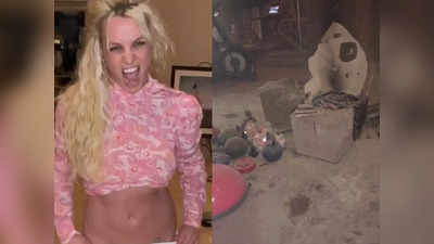 ब्रिटनी स्पीयर्स ने दिखाई घर के अंदर जले हुए जिम की तस्वीर, कहा- मेरे पास दो कैंडल थे , मैंने खुद लगाई थी आग