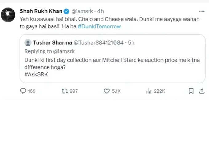 Shahrukh khan twitter