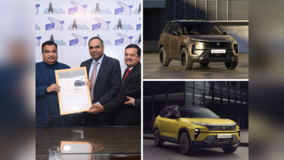भारत NCAP ने नवीन टाटा सफारी आणि हॅरियरला दिले 5 स्टार सेफ्टी रेटिंग; नितिन गडकरी यांनी दिले प्रमाणपत्र