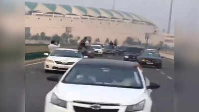 Lucknow Car Video: लखनऊ में डीजीपी दफ्तर से कुछ दूरी पर रईशजादों का कार स्टंट, वीडियो वायरल