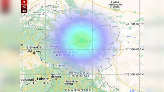 லடாக்கில் இன்று அதிகாலை லேசான நில அதிர்வு... வட இந்தியாவில் பரபரப்பு!