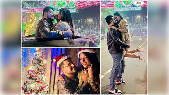 Swarnadipto Ghosh And Arpita Mondal Christmas : বিয়ের পর প্রথম ক্রিসমাস, অর্পিতাকে কোলে নিয়ে আদরে মাখামাখি স্বর্ণদীপ্ত 