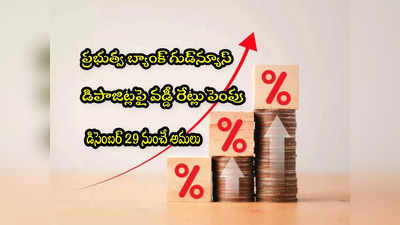 FD Rates: మరో బ్యాంక్ శుభవార్త.. వడ్డీ రేట్లు భారీగా పెంపు.. డిసెంబర్ 29 నుంచే అమలు!