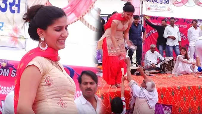 Sapna Dance: तेरी का‍तिल जोबन ने... झज्‍जर में सपना चौधरी को डांस करते देख बूढ़े ताऊ ने स्‍टेज के पास आकर हद कर दी!