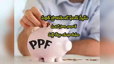 PPF: పబ్లిక్ ప్రావిడెంట్ ఫండ్ ఇన్వెస్టర్లకు నిరాశే.. కేంద్రం మొండి చేయి.. మరి గరిష్ఠ రాబడి ఎలా? 