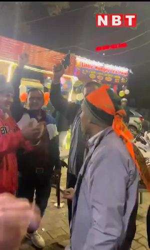 video of drunk bjp leader waving pistol during new year celebrations goes viral