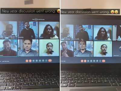 ‘हिंदी नाही इंग्रजीमध्ये बोल’, भाषेवरून कर्मचाऱ्यांमध्ये झालं भांडण, Zoom Call Viral