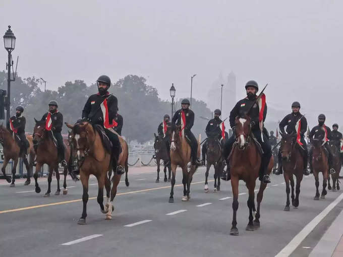 ​राष्ट्रपति के गार्ड्स ने भी की रिहर्सल 