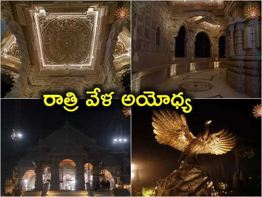 Ram Temple Photos: రాత్రి వేళ అయోధ్య రామాలయం ఎలా ఉందో చూస్తారా.. ఫోటోలు విడుదల! 