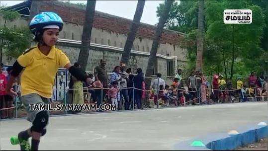 state level skating championship competition held at tiruppur avinashi