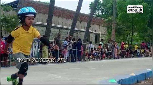 state level skating championship competition held at tiruppur avinashi