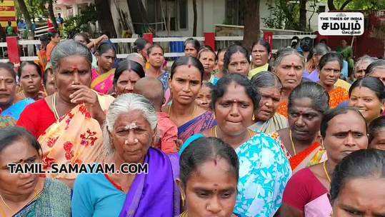 madurai valandur village people petition to collector for basic facilities