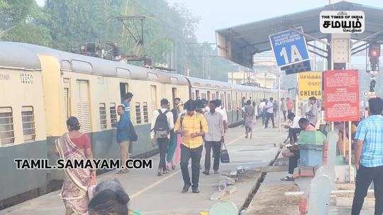 passengers were increased at chengalpattu railway station