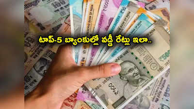 Deposit Rates: బ్యాంకుల బంపర్ ఆఫర్.. డిపాజిట్లపై అత్యధిక వడ్డీ.. టాప్ 5 బ్యాంకుల లిస్ట్ ఇదే..