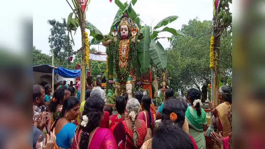 ராஜபாளையம் அருகே ஆஞ்சநேயர் கோவிலில் அனுமன் ஜெயந்தி!