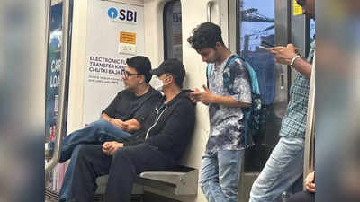 चेहरा छुपाकर मेट्रो से सफर करते नजर आए अक्षय कुमार, सामने आया वीडियो तो क्रेजी हो गए फैंस