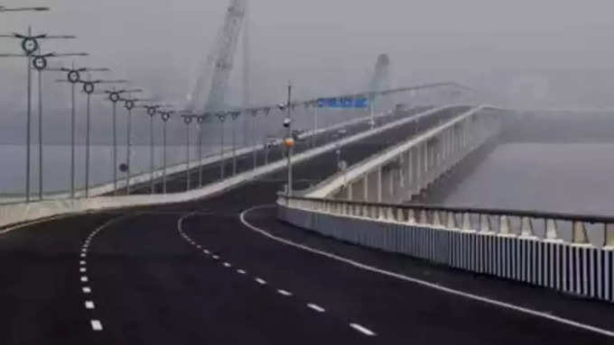 Navi Mumbai sea bridge