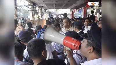 Kolkata Police : মাইক হাতে বাজারে ওসি, দিনভর জনসংযোগে পুলিশ
