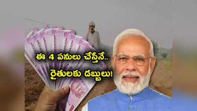PM Kisan: రైతులకు అలర్ట్.. ఈ 4 పనులు చేస్తేనే అకౌంట్లోకి రూ. 2000.. డబ్బులు వచ్చేది ఎప్పుడంటే?