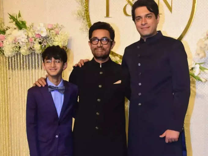 Aamir khan sons Azad and Junaid