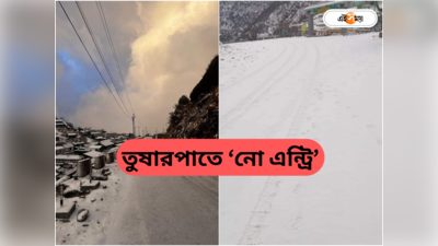 Snowfall In Darjeeling : দার্জিলিং ও সিকিমে তুষারপাত! বরফে ঢাকা রাস্তা, নাথুলা-ছাঙ্গুতে মিলছে না পারমিট