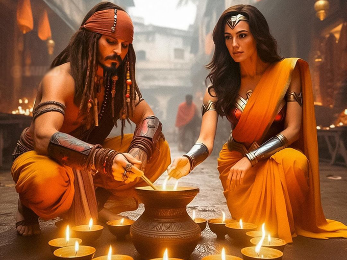 Jack Sparrow & Wonder Woman