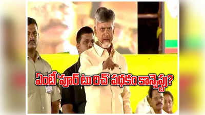 TDP: పూర్ టు రిచ్ కాన్సెప్టు ఆవిష్కరించిన చంద్రబాబు.. ఏంటీ ఈ కొత్త పథకం?