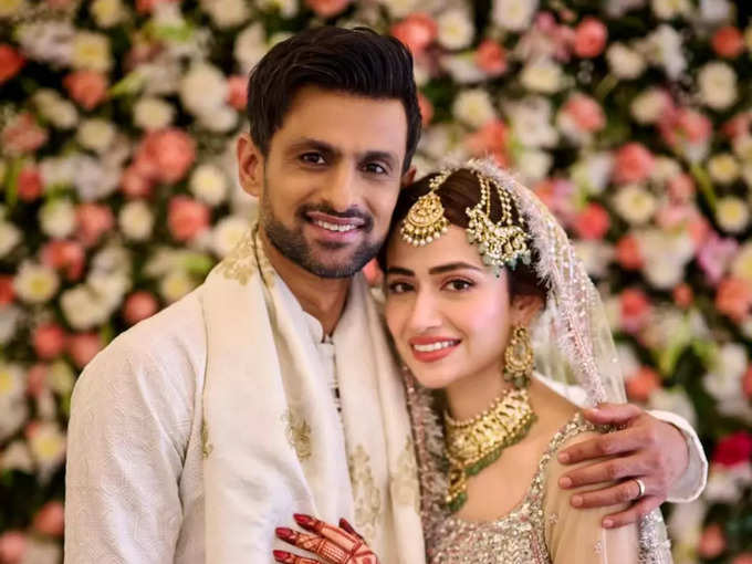 Shoaib Malik marries pakistani actress sana javed