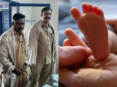 Kannur KSEB Staff Saves Baby: കുപ്പിയുടെ അടപ്പ് വിഴുങ്ങി, ശ്വാസം കിട്ടാതെ പിടഞ്ഞ് പിഞ്ചുകുഞ്ഞ്; മതിൽചാടിയെത്തി രക്ഷകരായി കെഎസ്ഇബി ജീവനക്കാർ