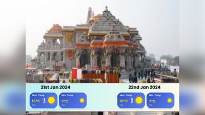Ayodhya Weather Today: भगवान भास्कर भी आ रहे रामलला का स्वागत करने, रामभक्तों पर बरसाएंगे कृपा