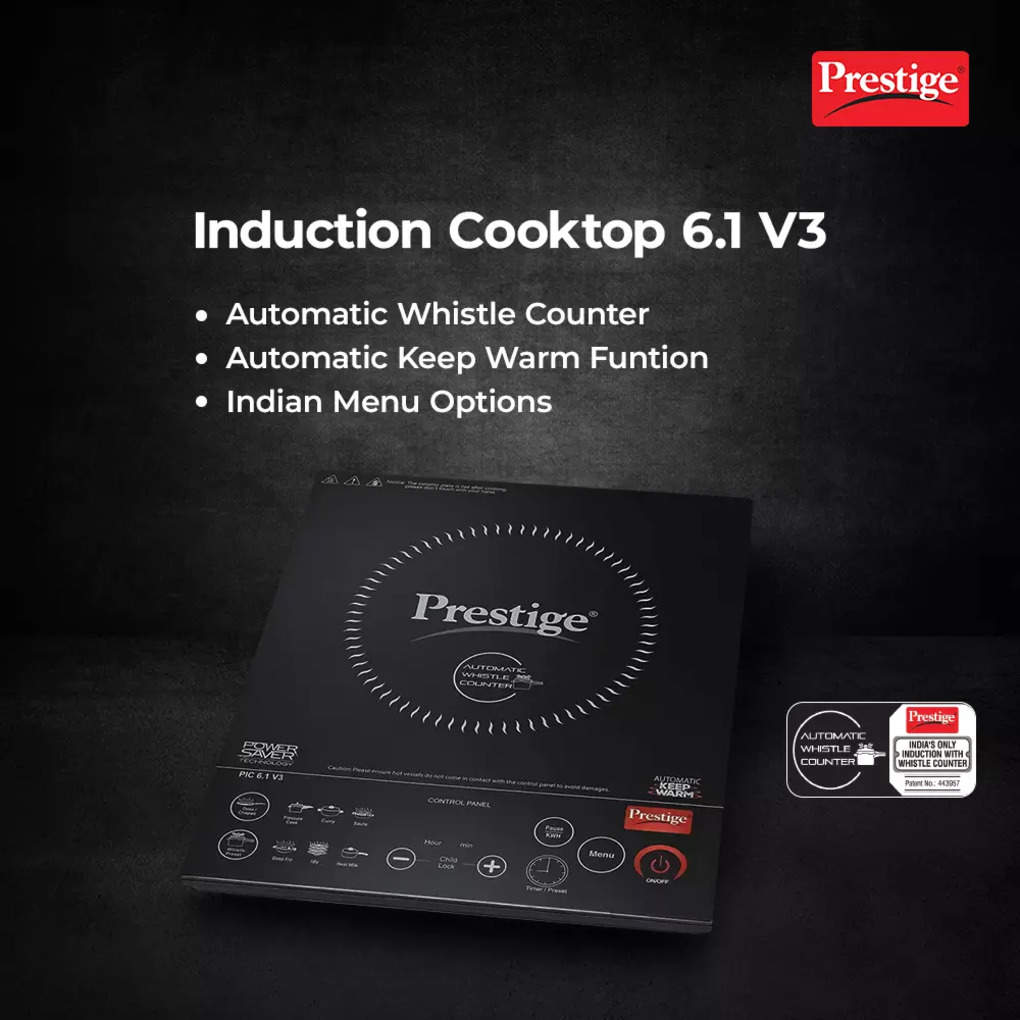 TTK Prestige PIC 6.1 V3 Induction Cooktop