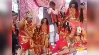 Haryana News: रामलीला में हनुमान का किरदार निभा रहे शख्स को आया हार्ट अटैक, गई जान, हैरान करने वाला है वीडियो
