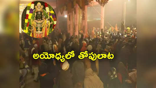 Ayodhya Darshan: అయోధ్య రాముడి దర్శనం కోసం పోటెత్తిన భక్తులు.. భారీ రద్దీతో తోపులాట 