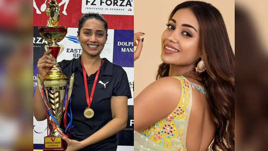 Nivetha Pethuraj : அப்போ கார் ரேஸ்.. இப்போ பேட்மிண்டன் : சாதனை படைத்துவரும் நடிகை நிவேதா பெத்துராஜ் !! குவியும் பாராட்டு..