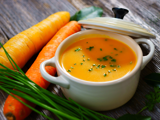 गाजर और चुकंदर सूप