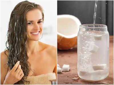 Coconut Water Hair Rinse: ডাবের জল দিয়ে চুল ধুলেই কমবে হেয়ার ফল, আর কী কী উপকার পাবেন জানেন?