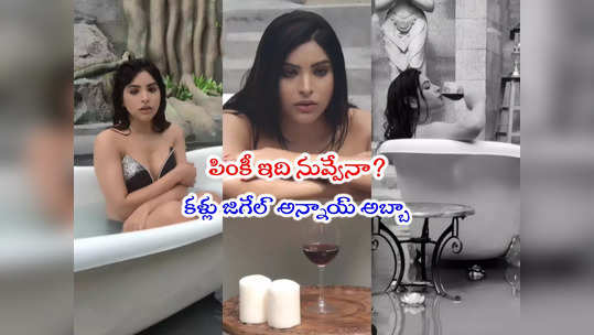 Bigg Boss Pinky: బిగ్‌బాస్ పింకీ అందాల అరాచకం.. బాత్‌ టబ్‌లో మందు గ్లాసుతో 