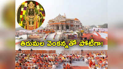 Ayodhya Donations: అయోధ్య రాముడికి కానుకల వర్షం.. తొలిరోజే రూ.3.17 కోట్ల విరాళాలు సమర్పించిన భక్తులు 