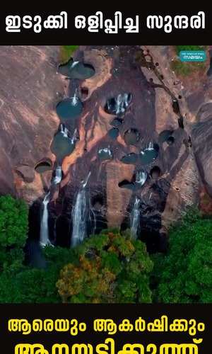 minister riyas shared anayadikuthu waterfalls video