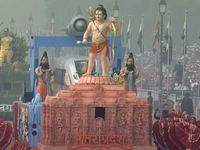 राममय रही यूपी की झांकी राममय रही यूपी की झांकी