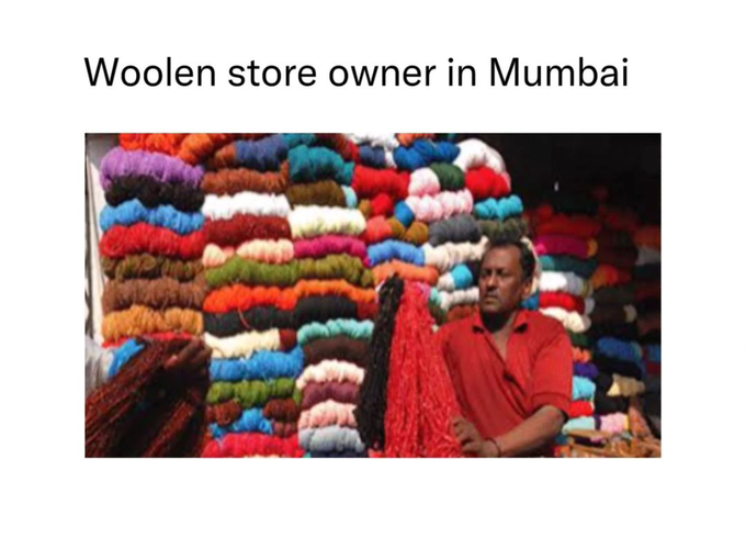 मुंबईत स्वेटर विकणं